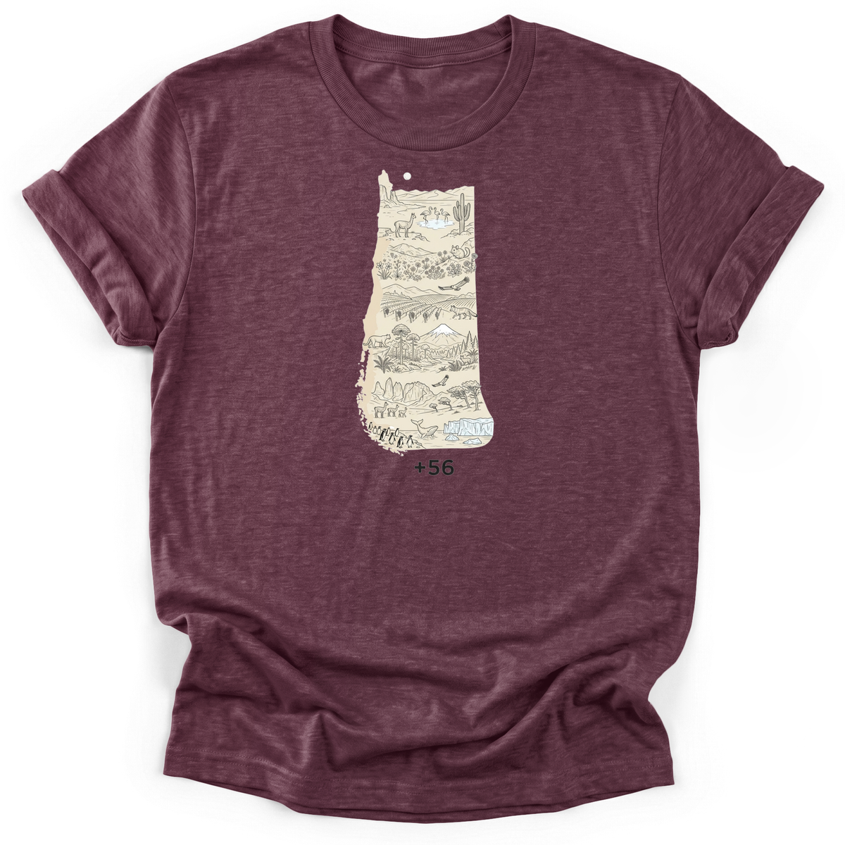 Cultura Estampada — Heather Maroon