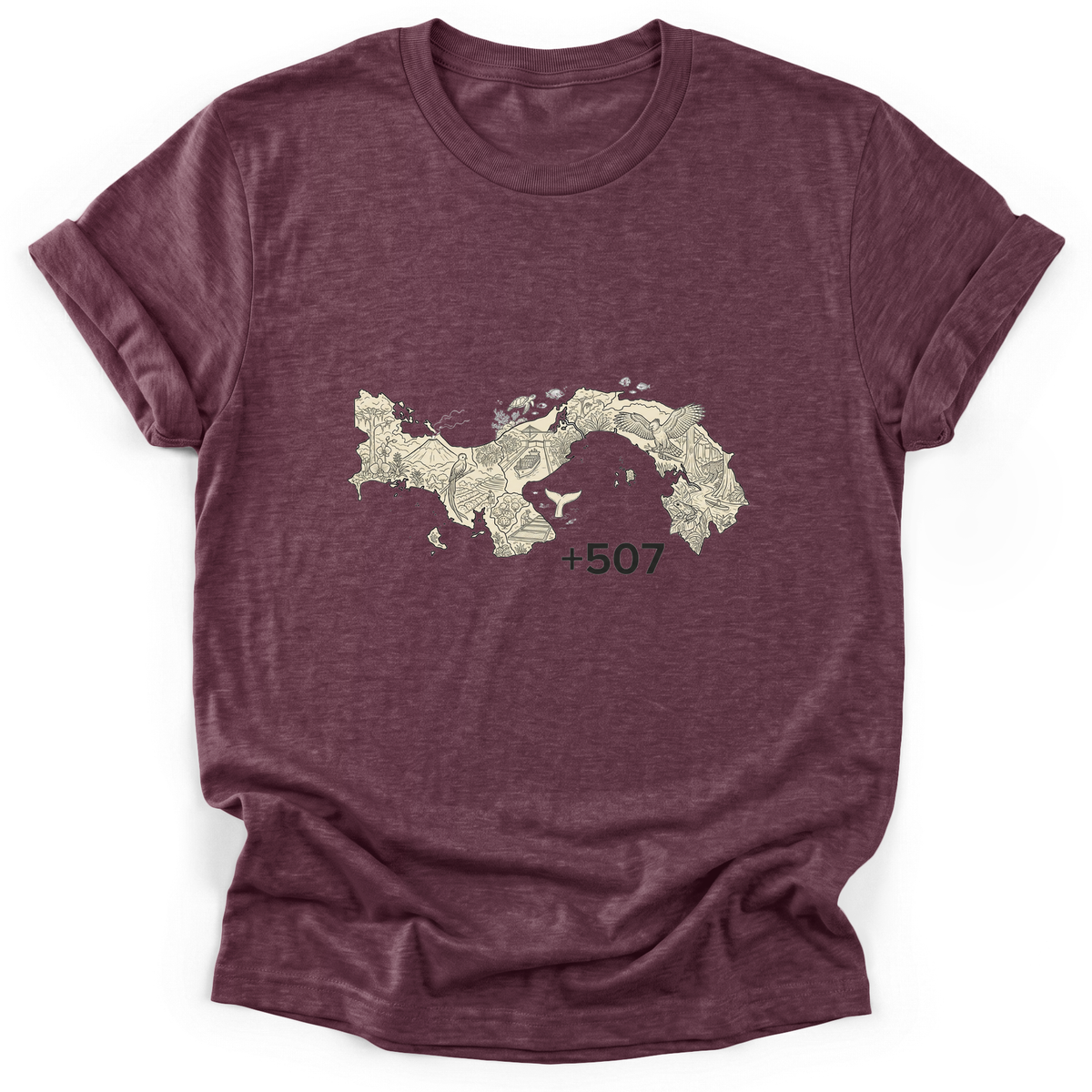 Cultura Estampada — Heather Maroon