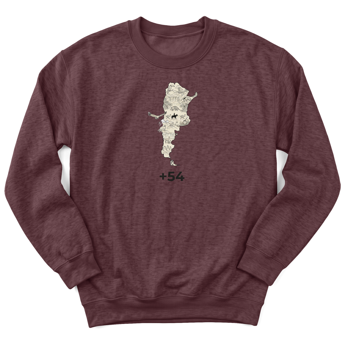 Cultura Estampada — Heather Sport Dark Maroon