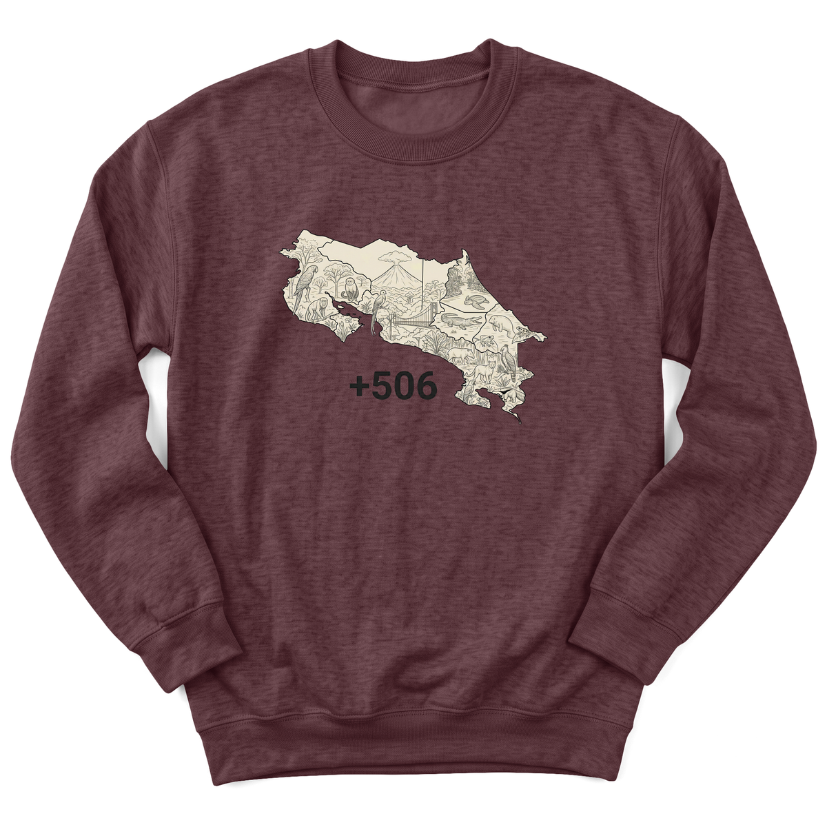Cultura Estampada — Heather Sport Dark Maroon