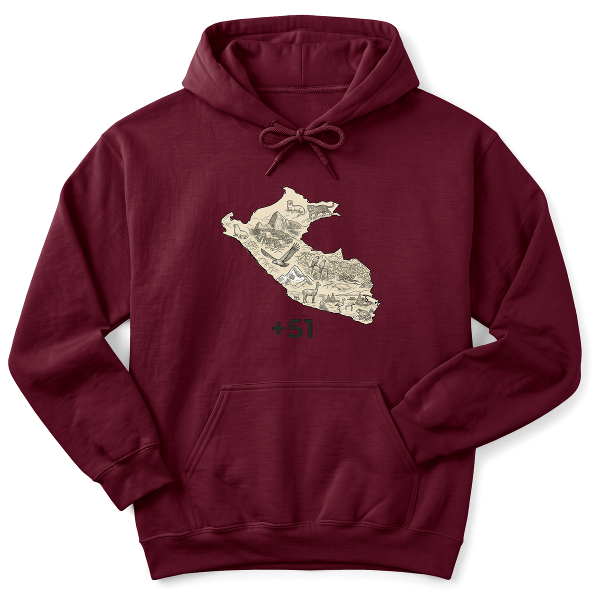 Cultura Estampada — Maroon