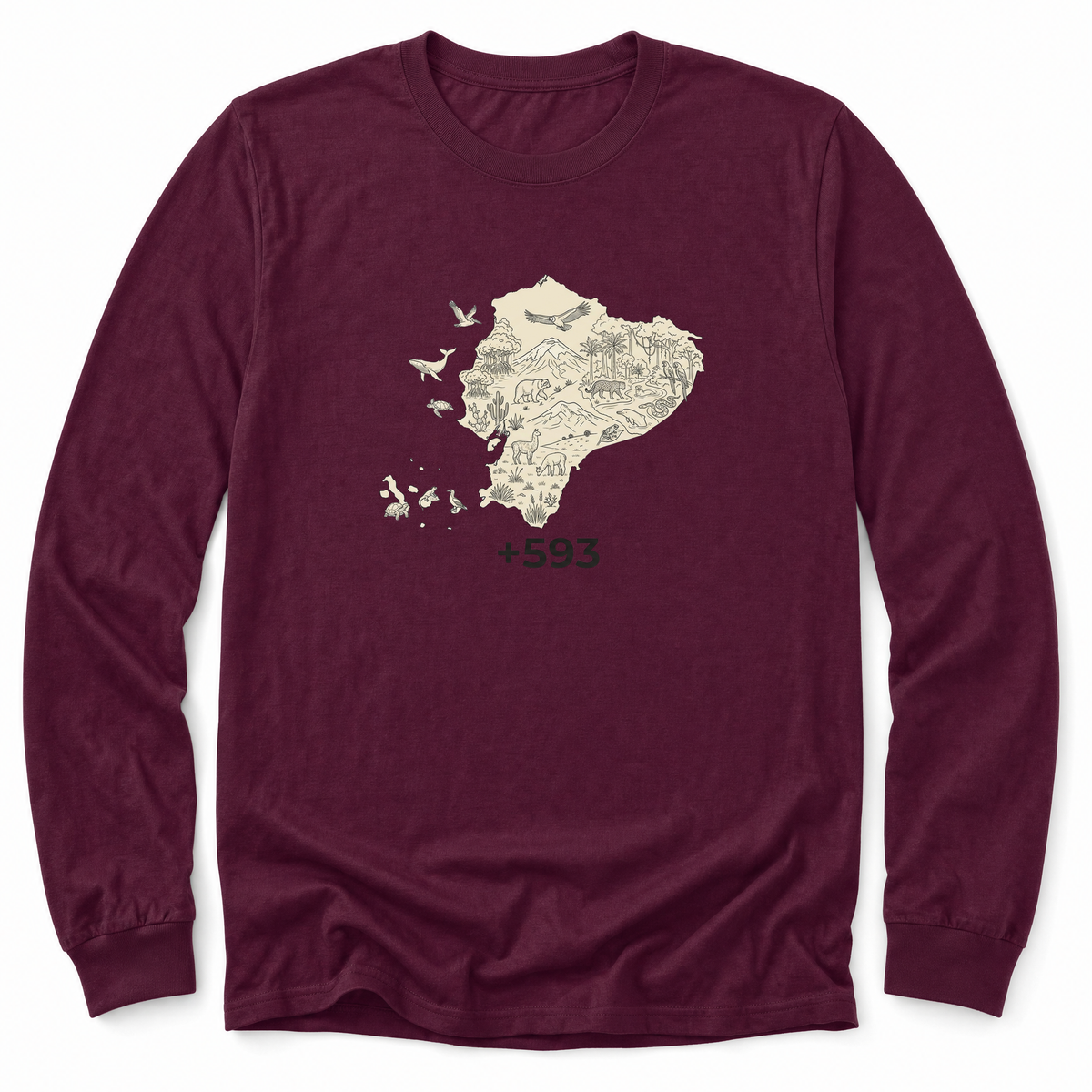 Cultura Estampada — Maroon