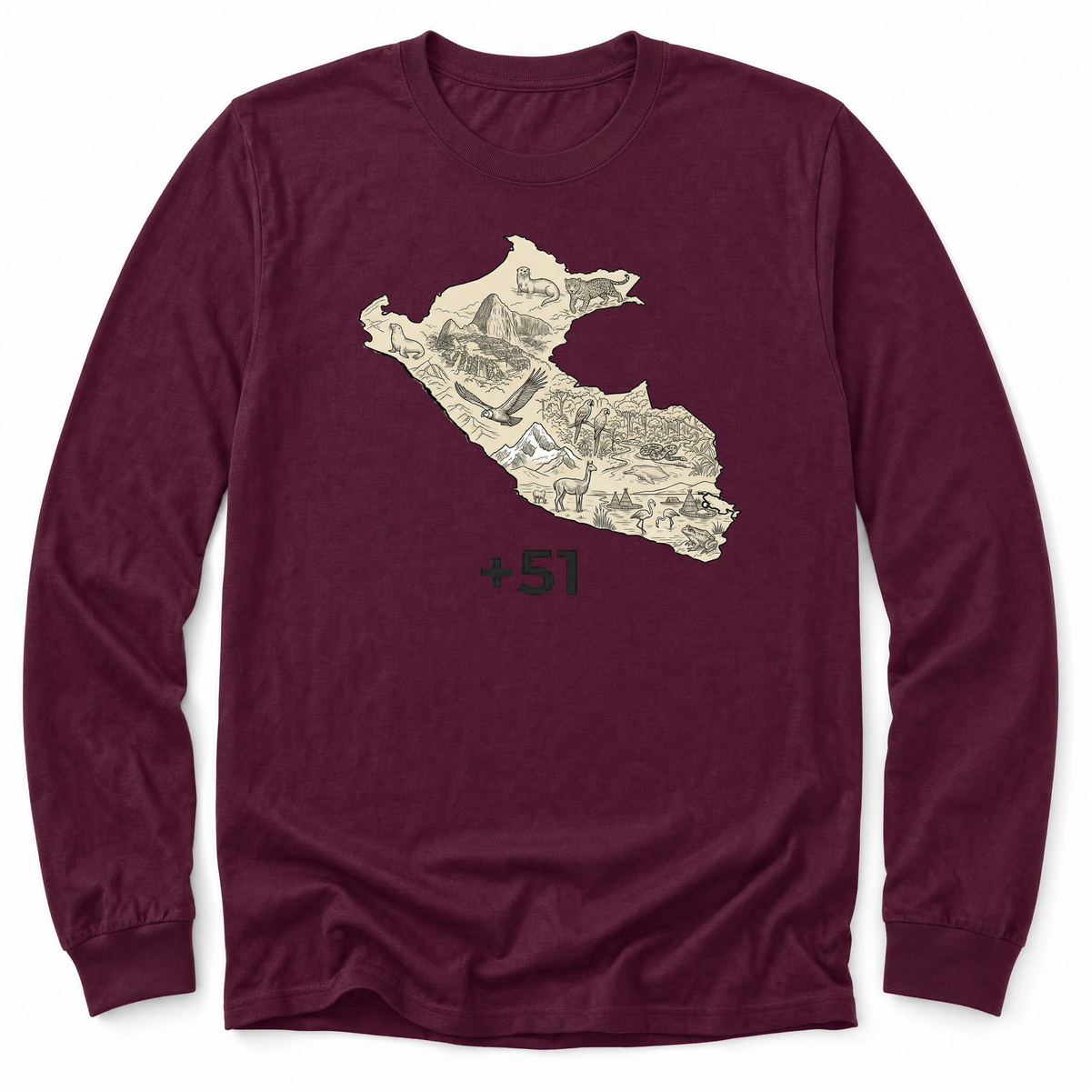 Cultura Estampada — Maroon