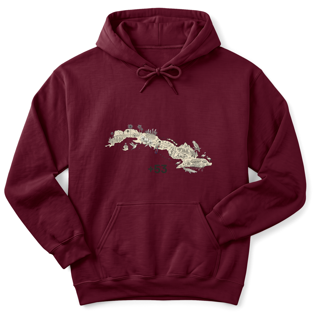 Cultura Estampada — Maroon