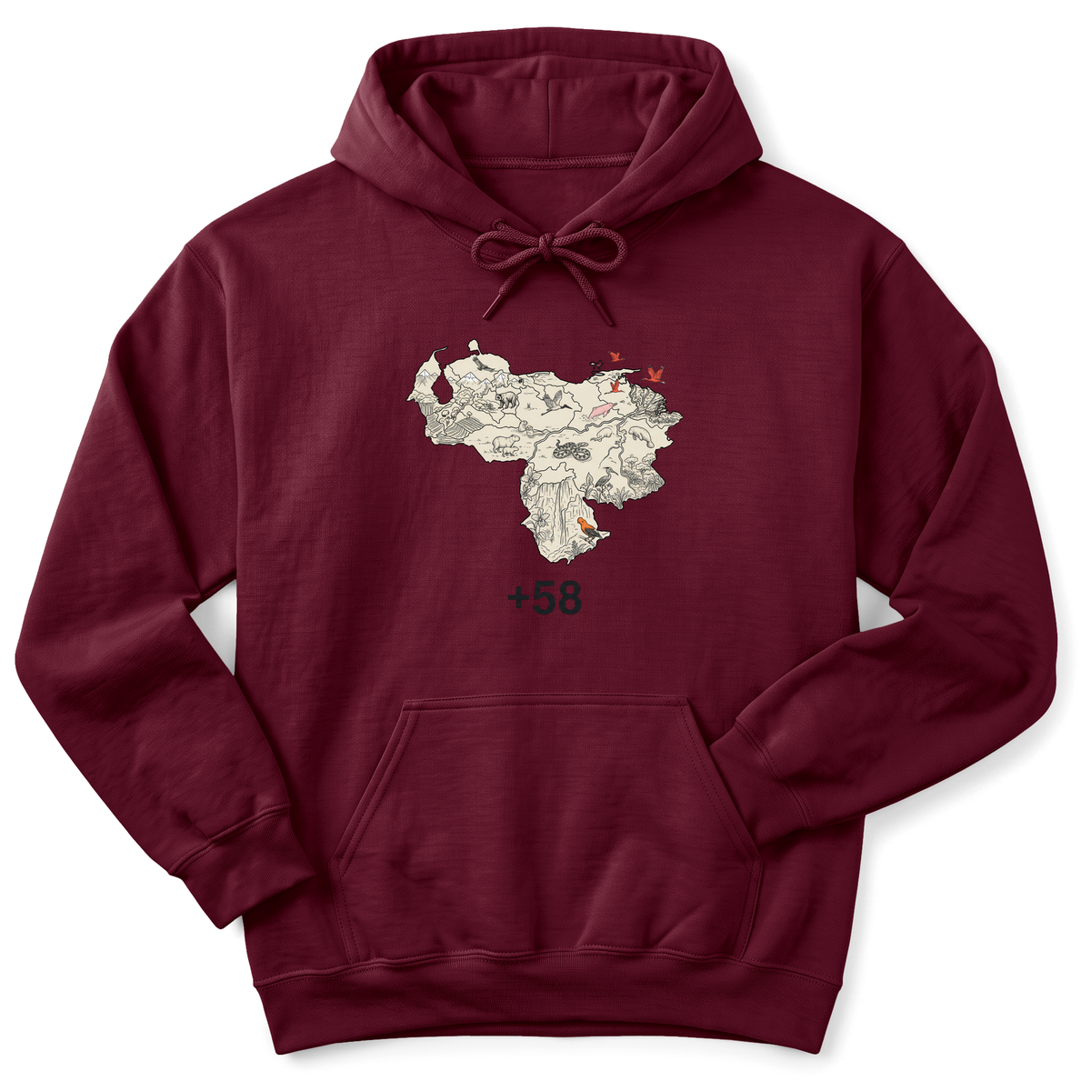 Cultura Estampada — Maroon