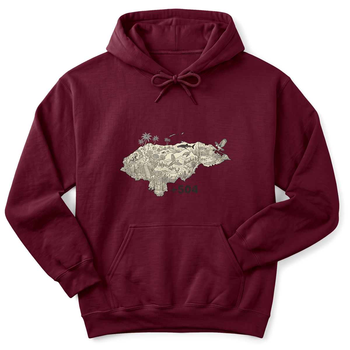 Cultura Estampada — Maroon
