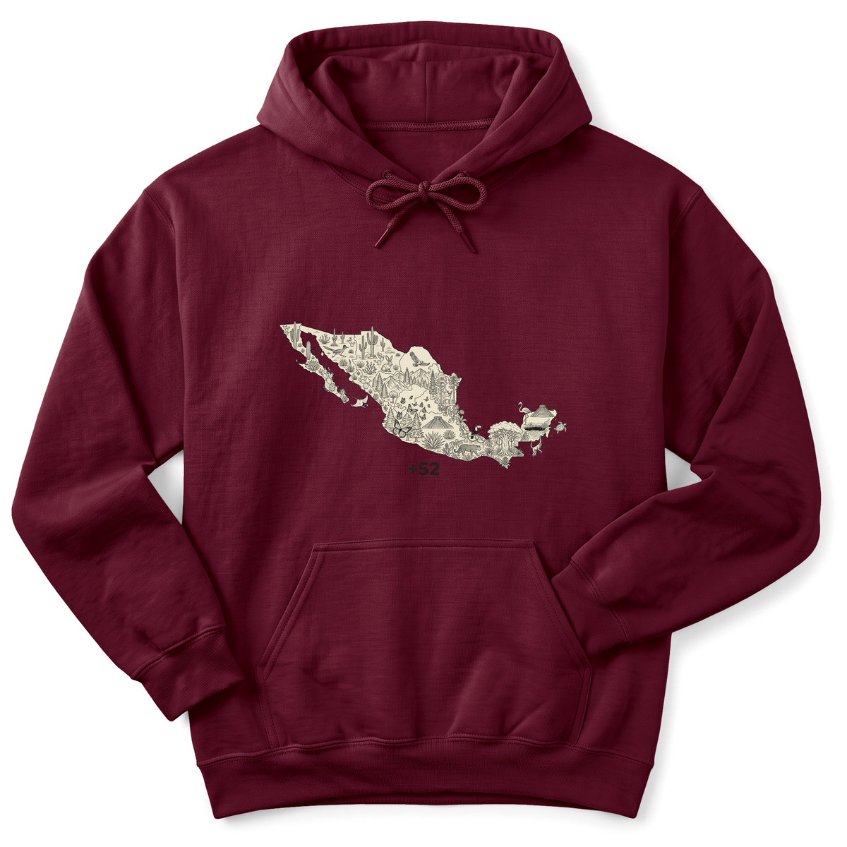 Cultura Estampada — Maroon