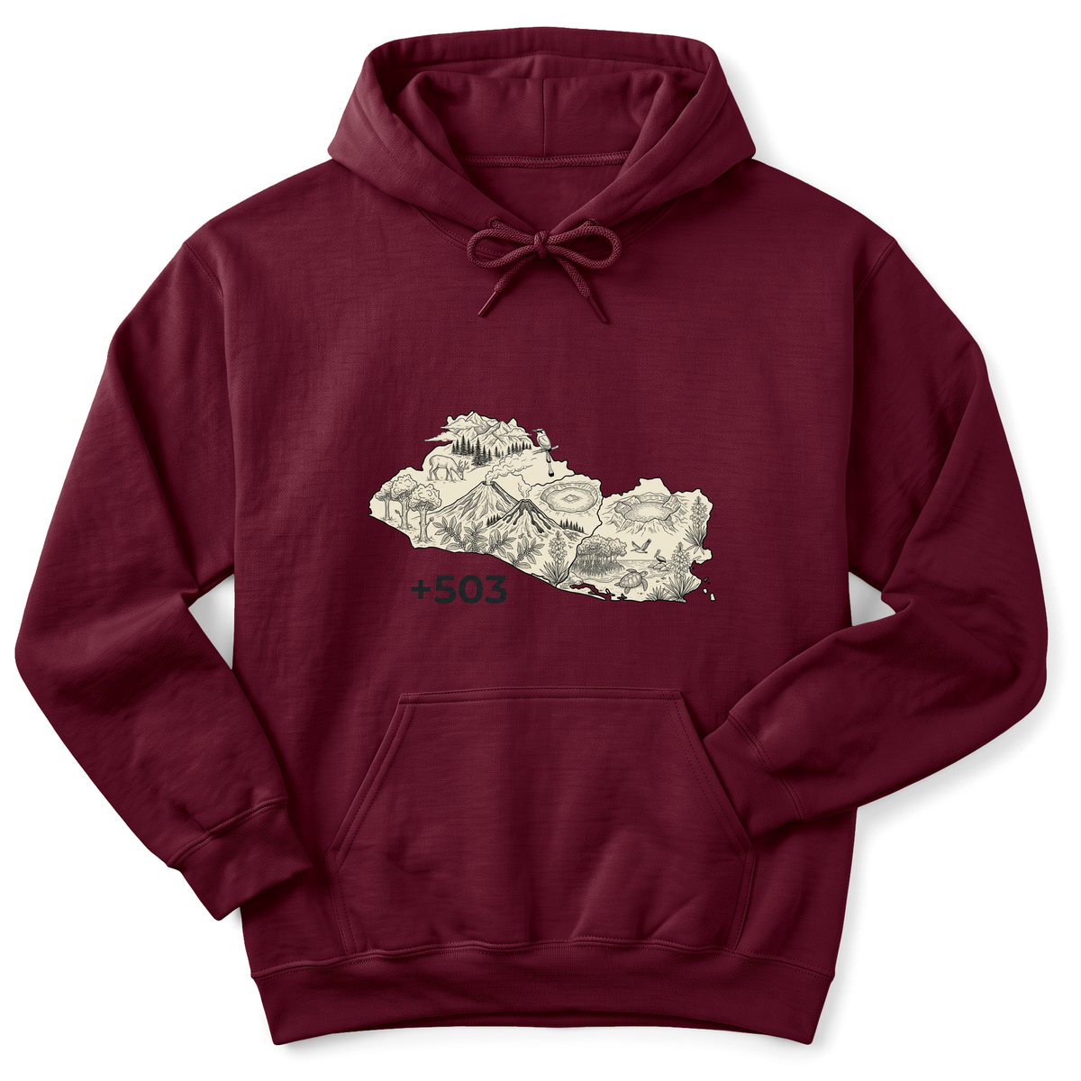 Cultura Estampada — Maroon