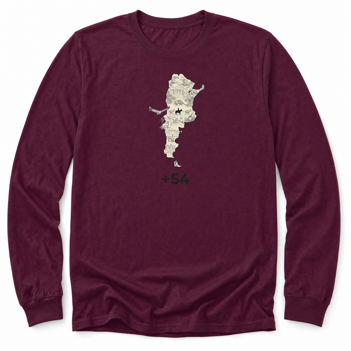 Cultura Estampada — Maroon