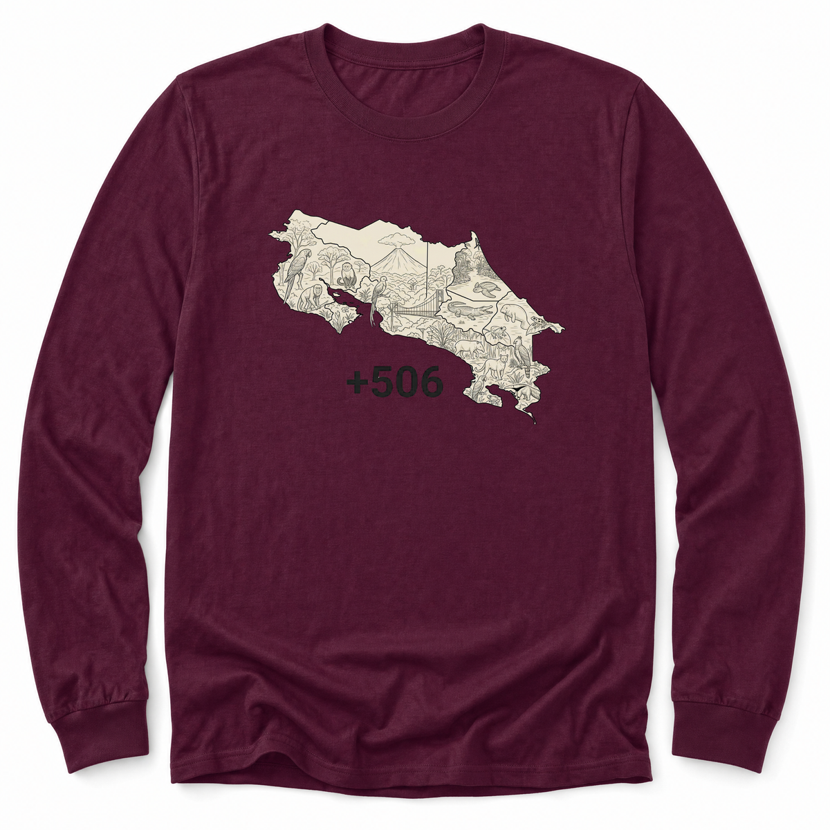 Cultura Estampada — Maroon