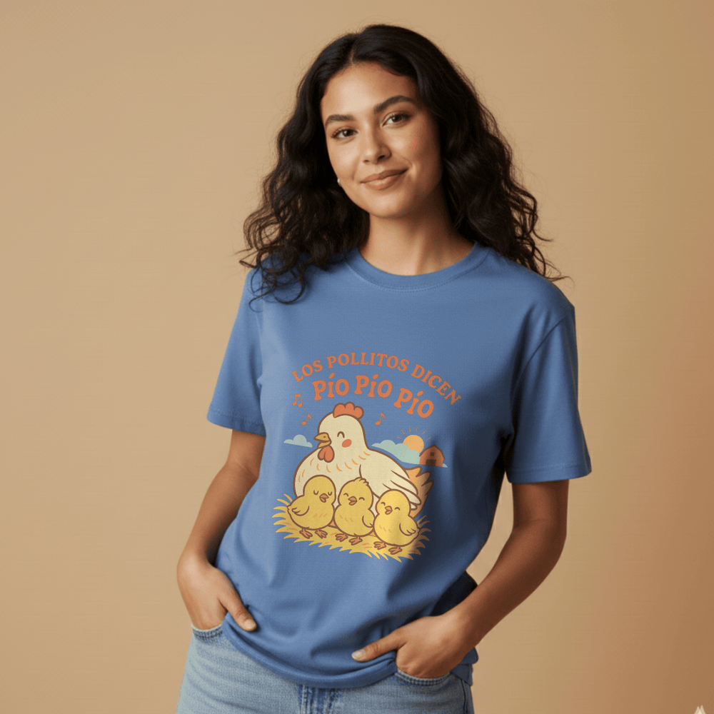 Los Pollitos Dicen T-Shirt lifestyle photo