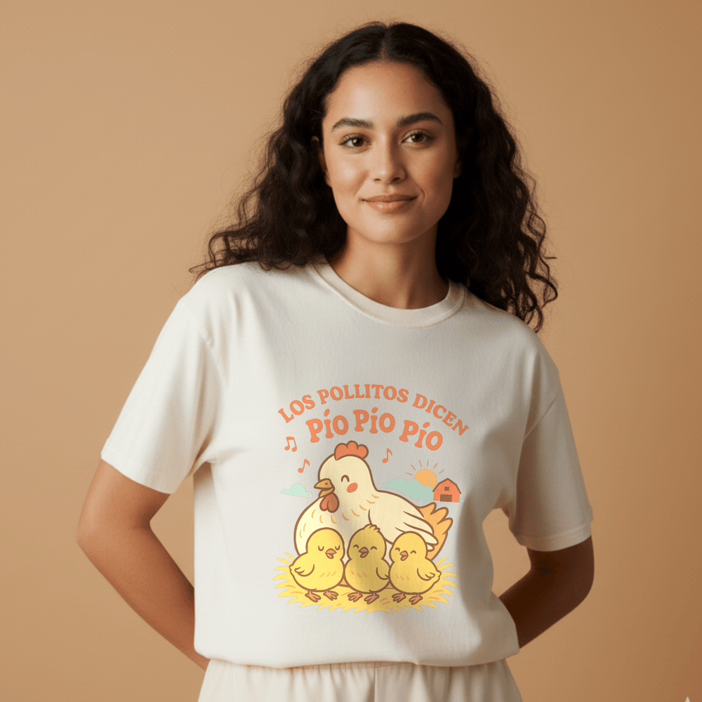 Los Pollitos Dicen T-Shirt lifestyle photo