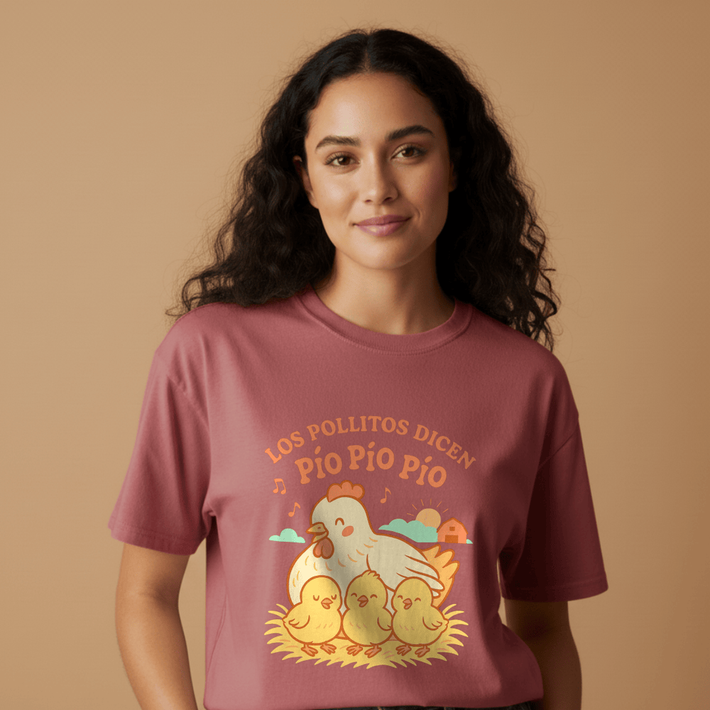 Los Pollitos Dicen T-Shirt lifestyle photo