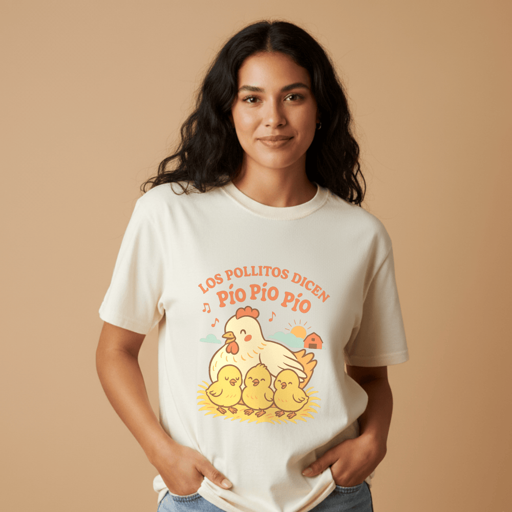 Los Pollitos Dicen T-Shirt lifestyle photo