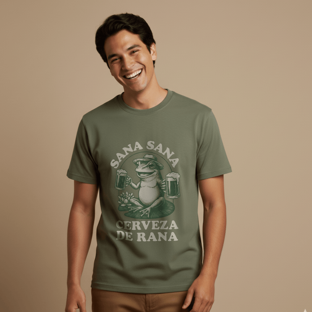Sana Sana Cerveza De Rana T-Shirt lifestyle photo