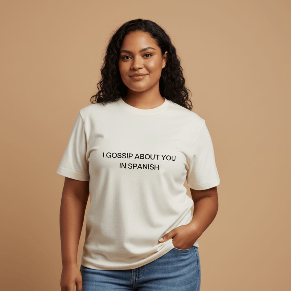 Gossip In Spanish T-Shirt lifestyle photo