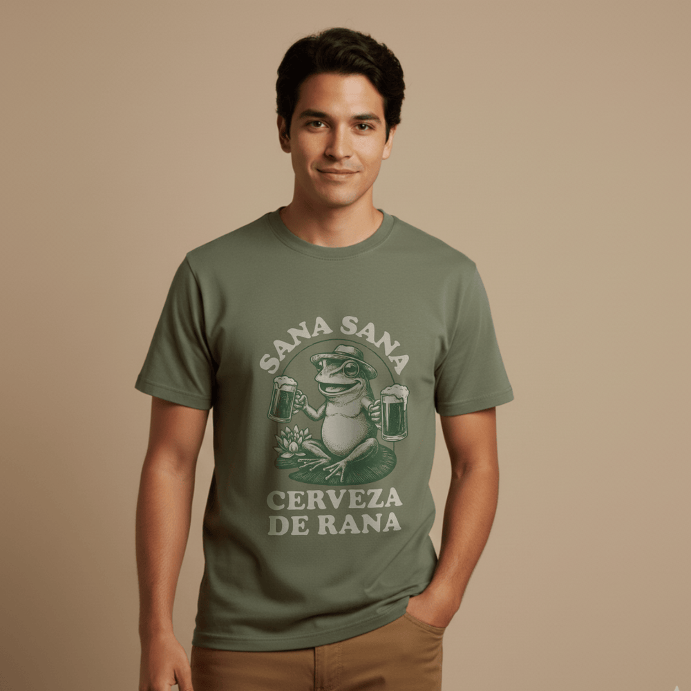 Sana Sana Cerveza De Rana T-Shirt lifestyle photo