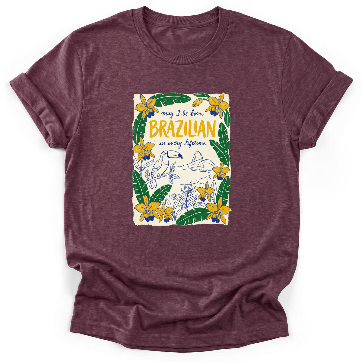 Cultura Estampada — Heather Maroon