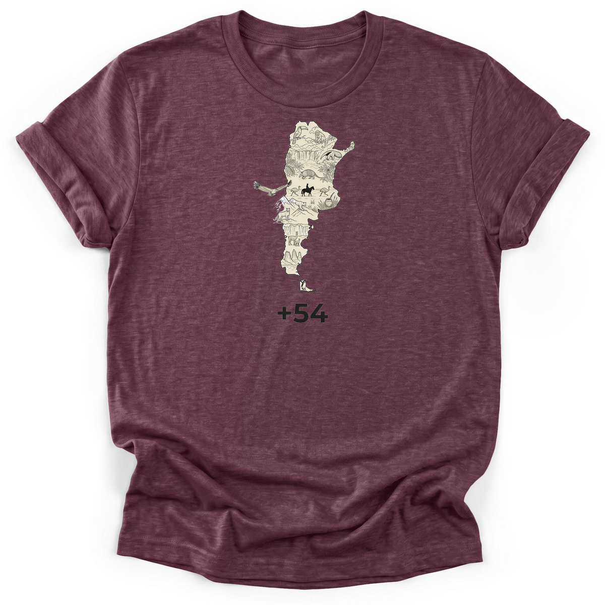 Cultura Estampada — Heather Maroon