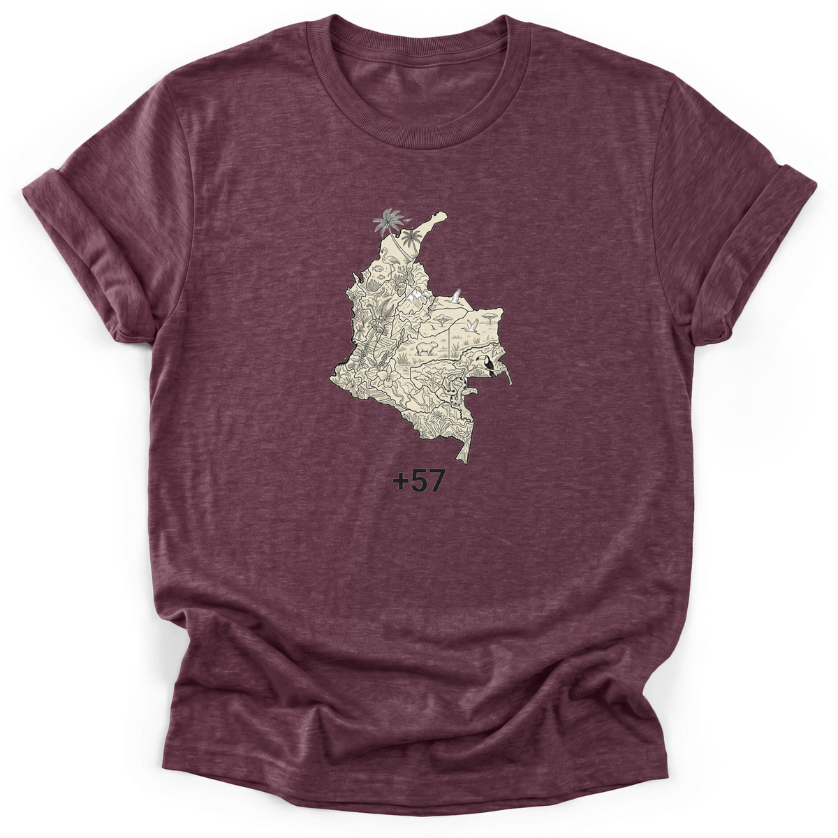 Cultura Estampada — Heather Maroon
