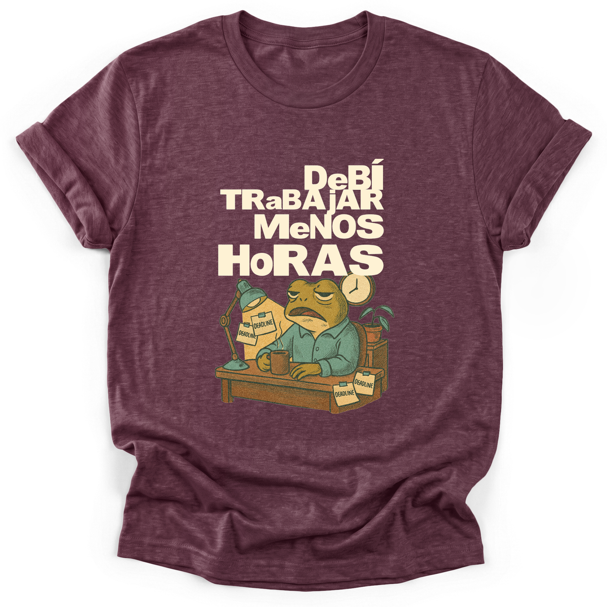 Cultura Estampada — Heather Maroon