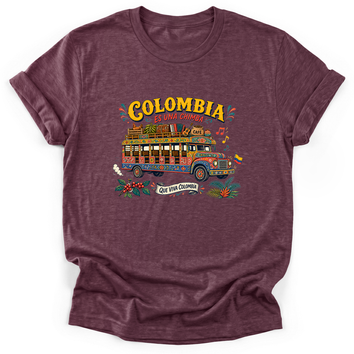 Cultura Estampada — Heather Maroon