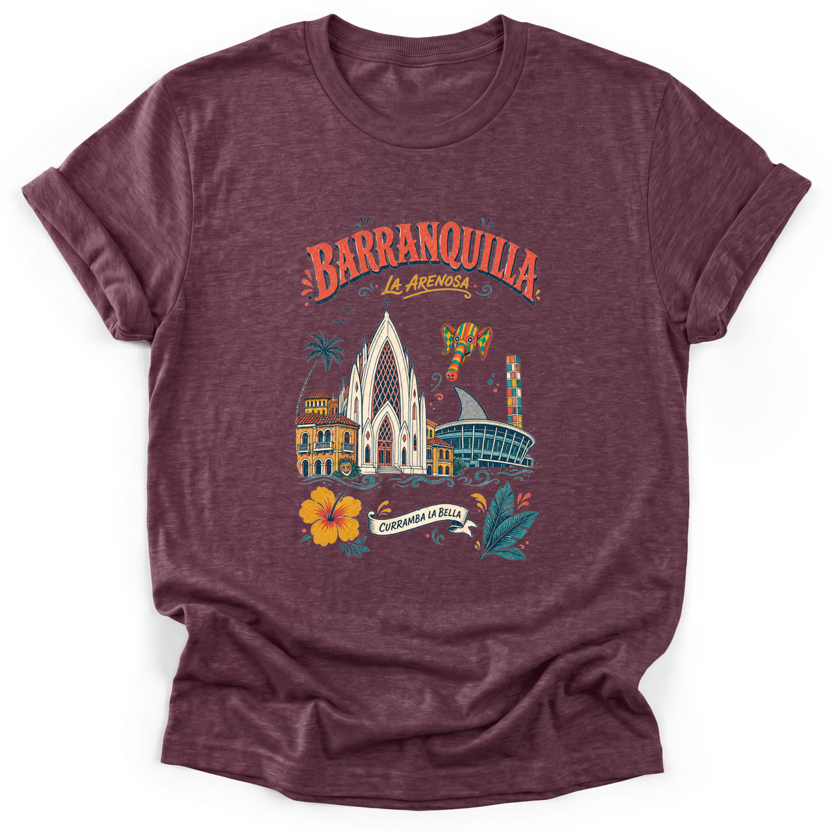 Cultura Estampada — Heather Maroon