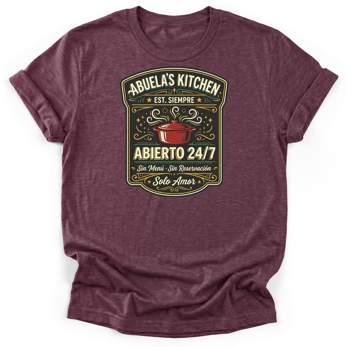 Cultura Estampada — Heather Maroon