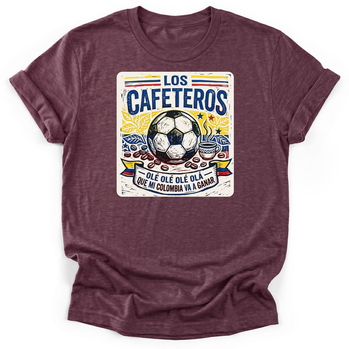 Cultura Estampada — Heather Maroon