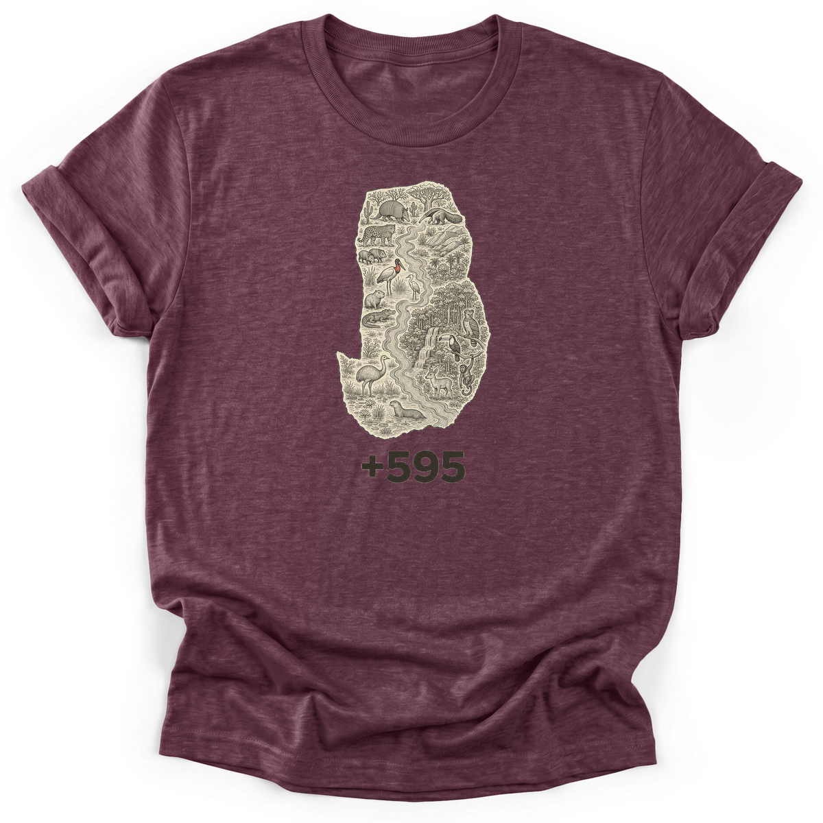 Cultura Estampada — Heather Maroon