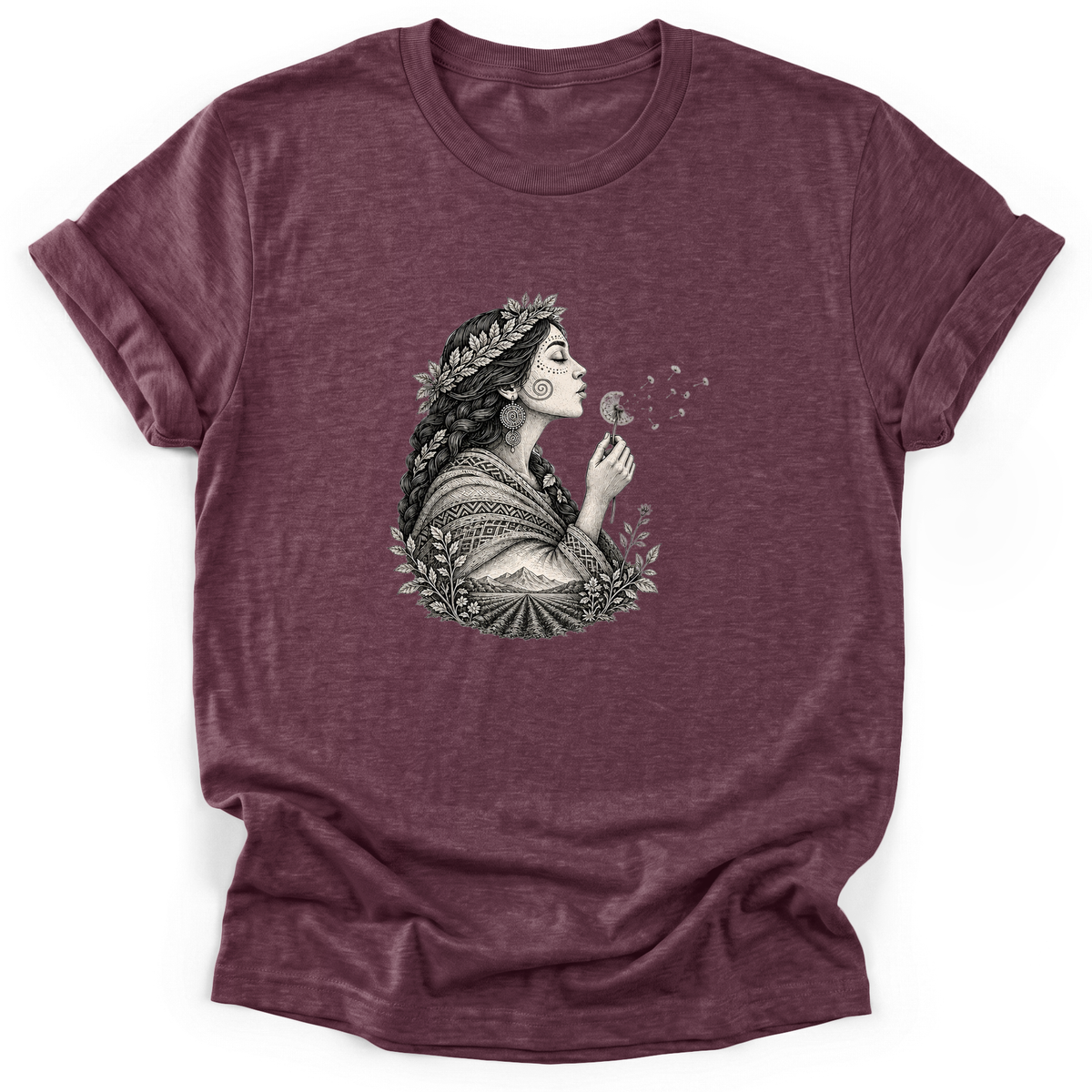 Cultura Estampada — Heather Maroon