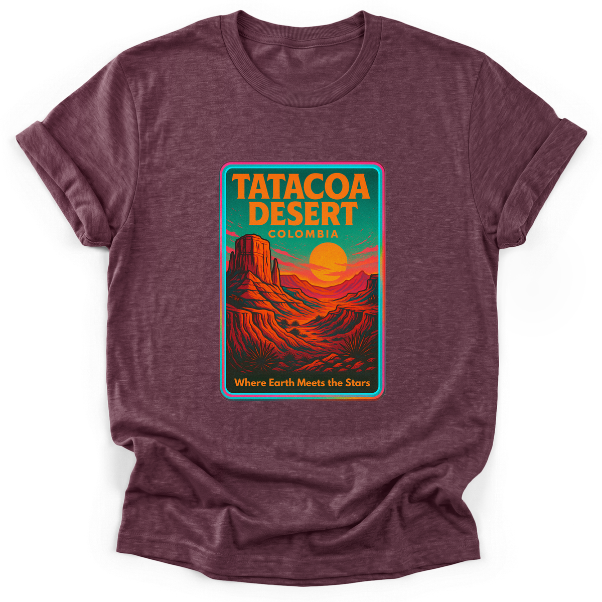 Cultura Estampada — Heather Maroon