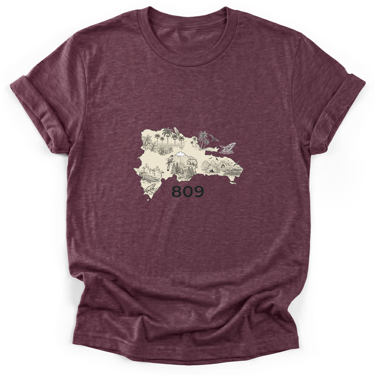 Cultura Estampada — Heather Maroon