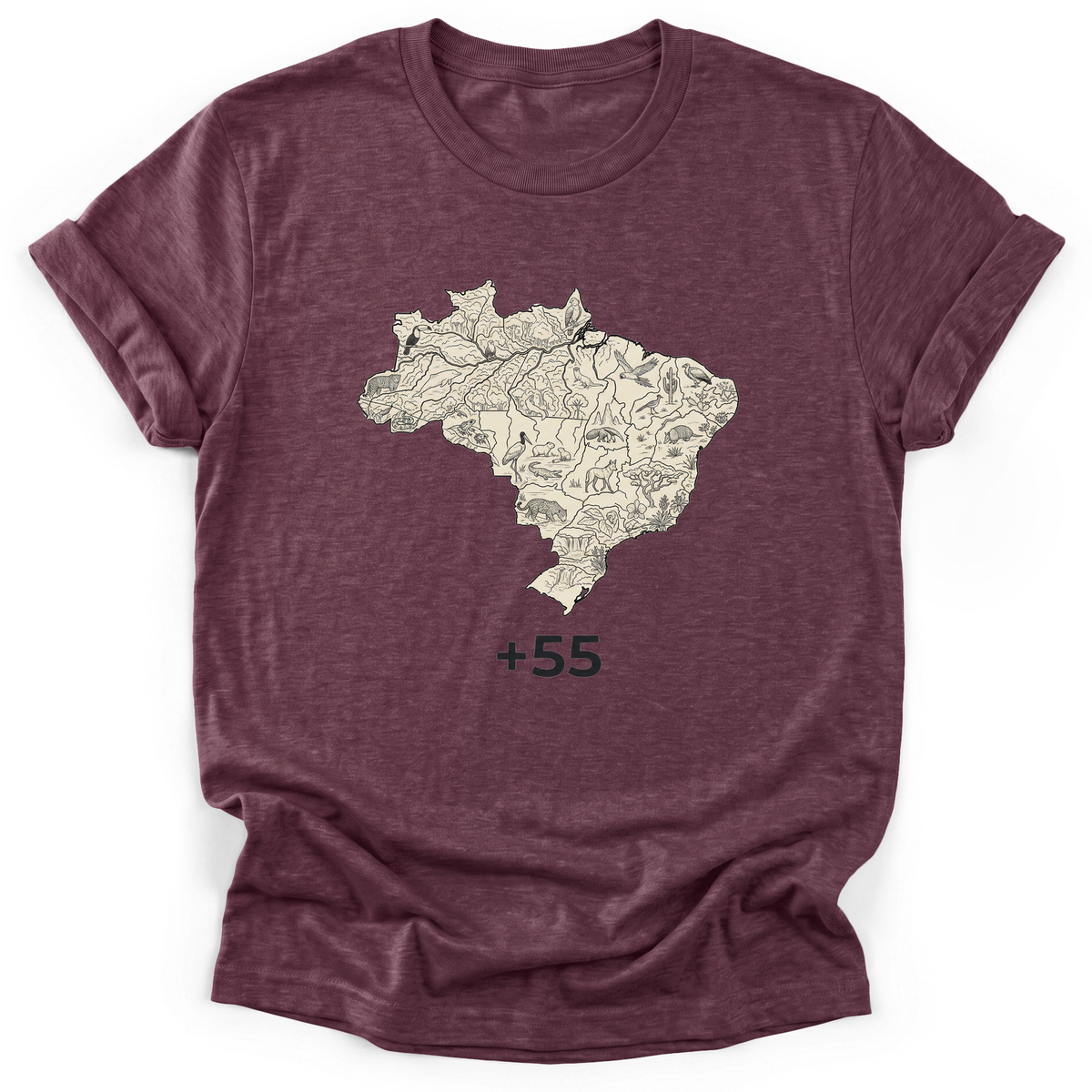 Cultura Estampada — Heather Maroon