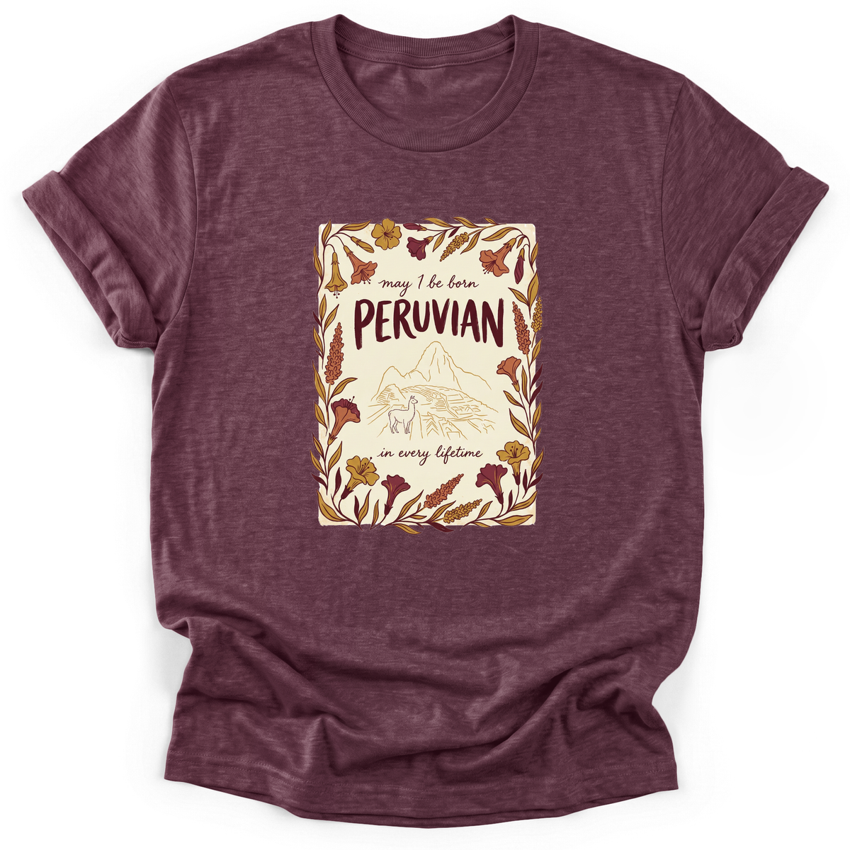 Cultura Estampada — Heather Maroon