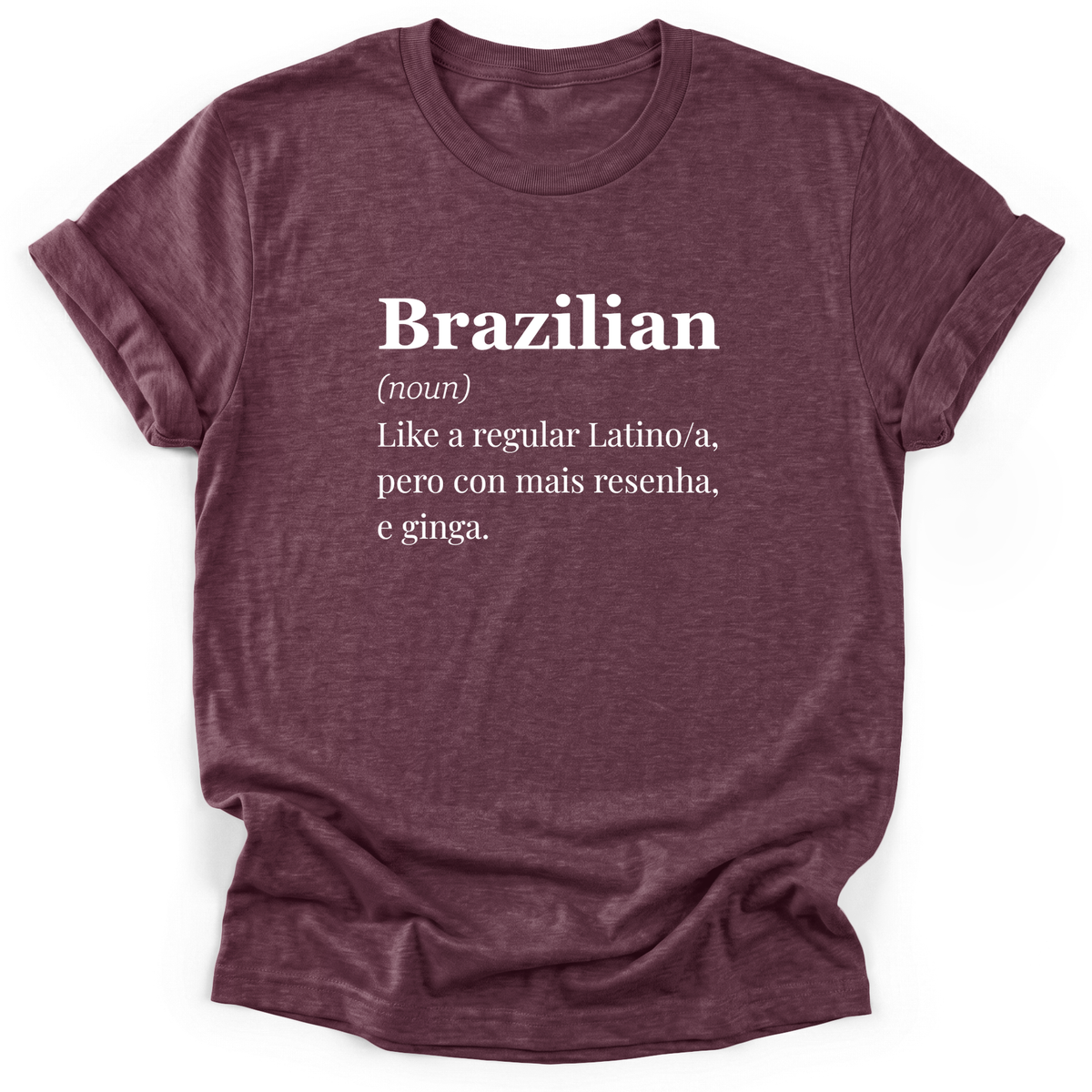 Cultura Estampada — Heather Maroon