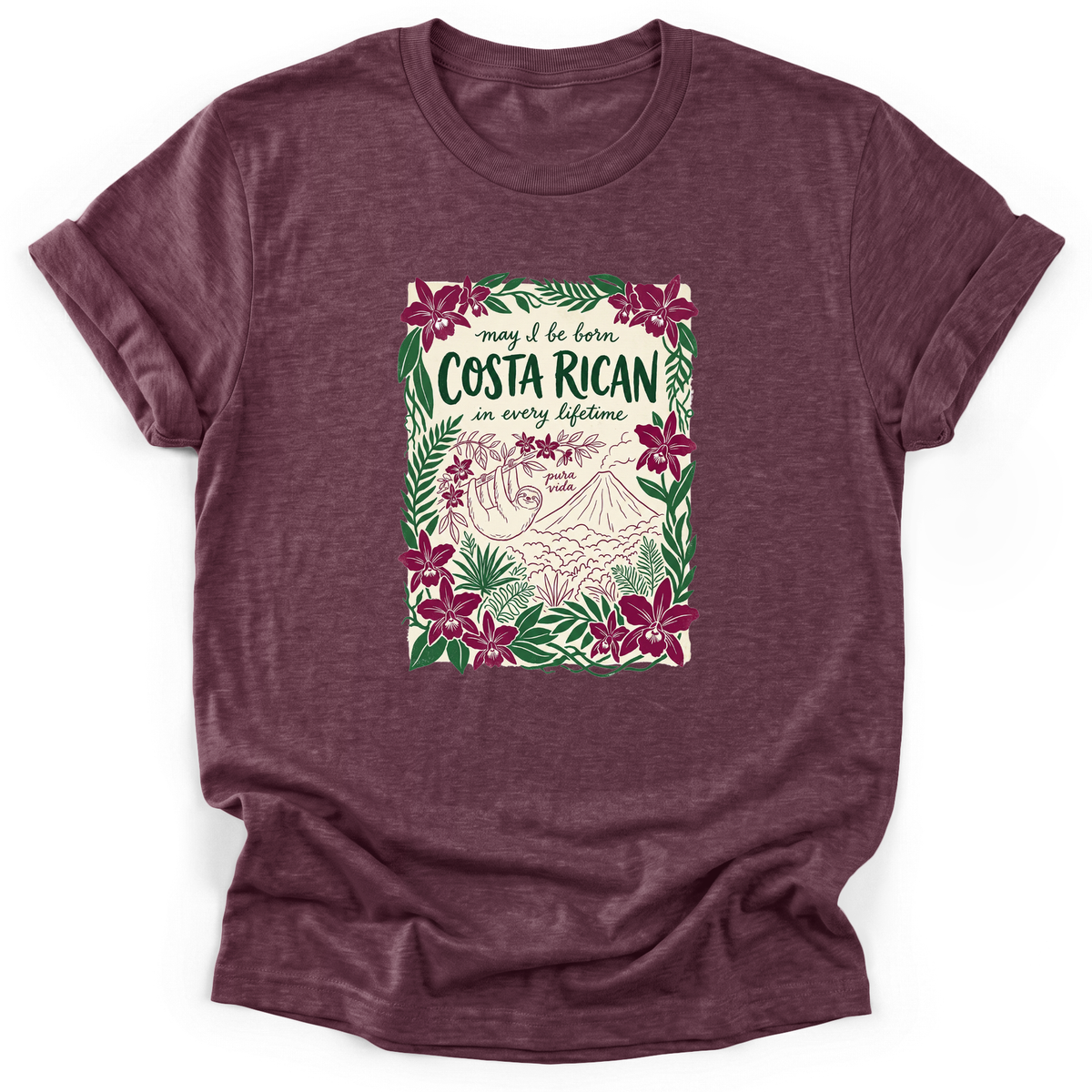Cultura Estampada — Heather Maroon