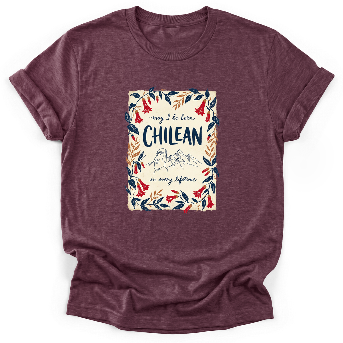 Cultura Estampada — Heather Maroon