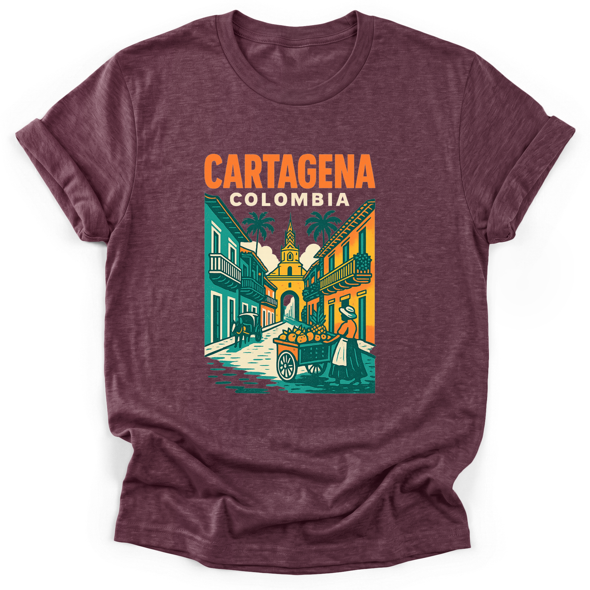 Cultura Estampada — Heather Maroon