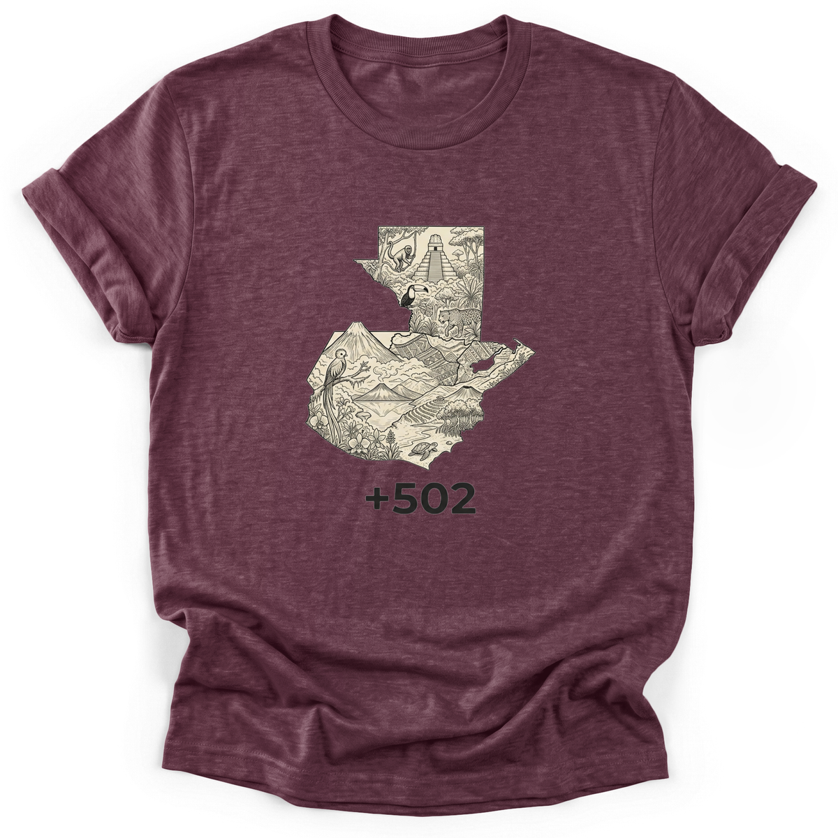 Cultura Estampada — Heather Maroon