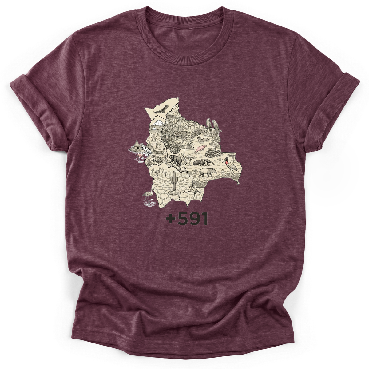 Cultura Estampada — Heather Maroon