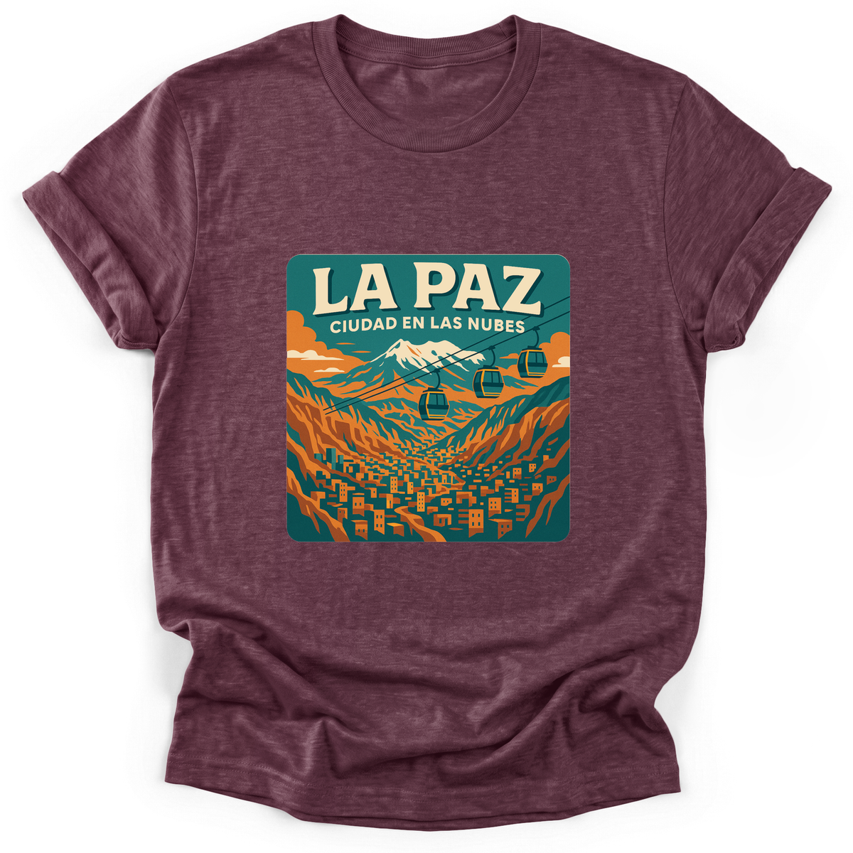 Cultura Estampada — Heather Maroon