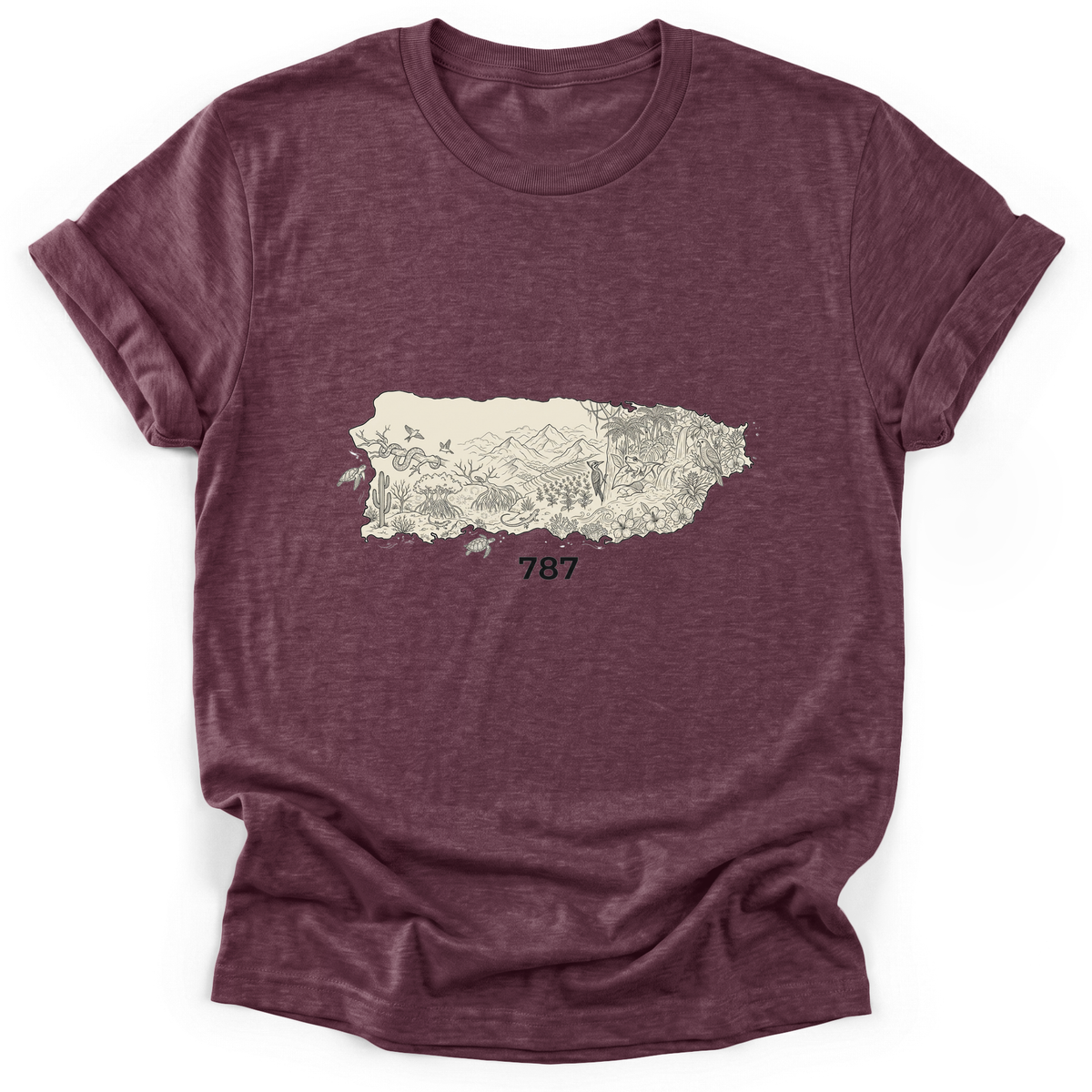 Cultura Estampada — Heather Maroon