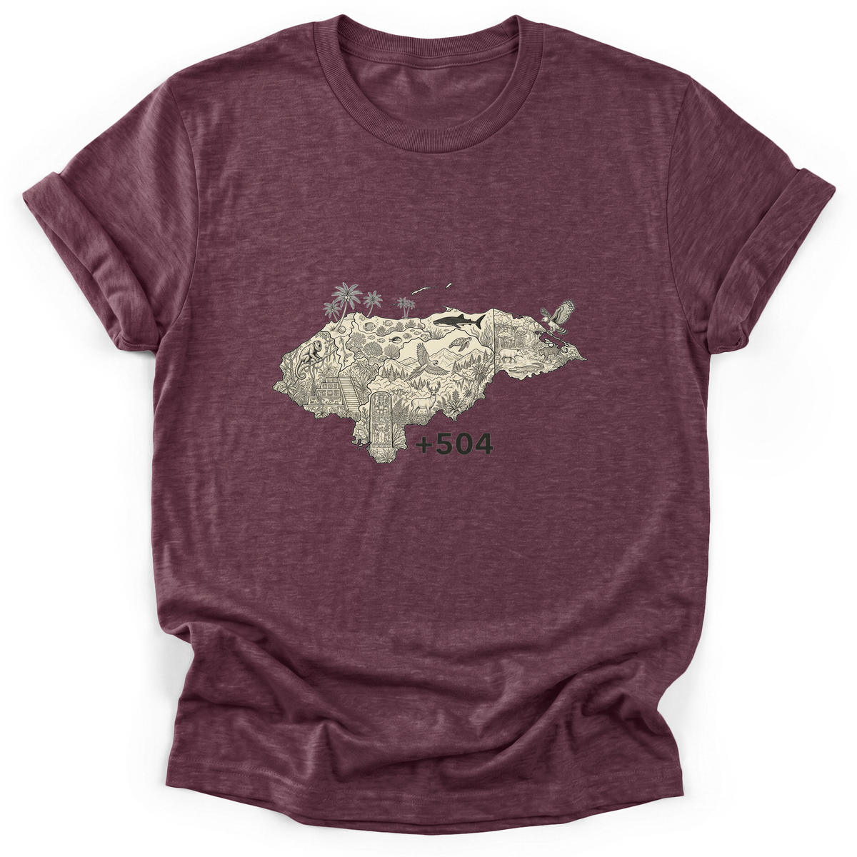 Cultura Estampada — Heather Maroon