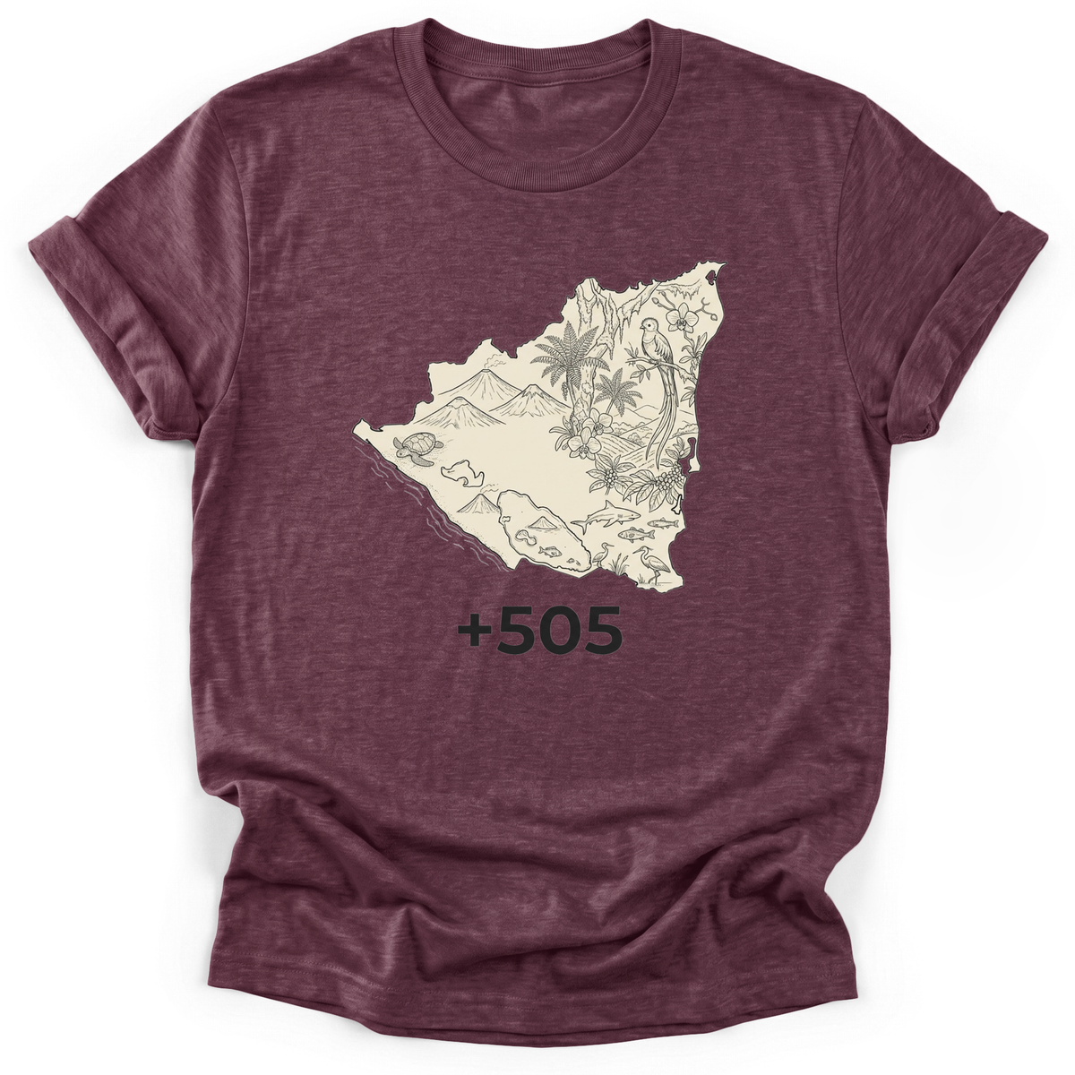 Cultura Estampada — Heather Maroon