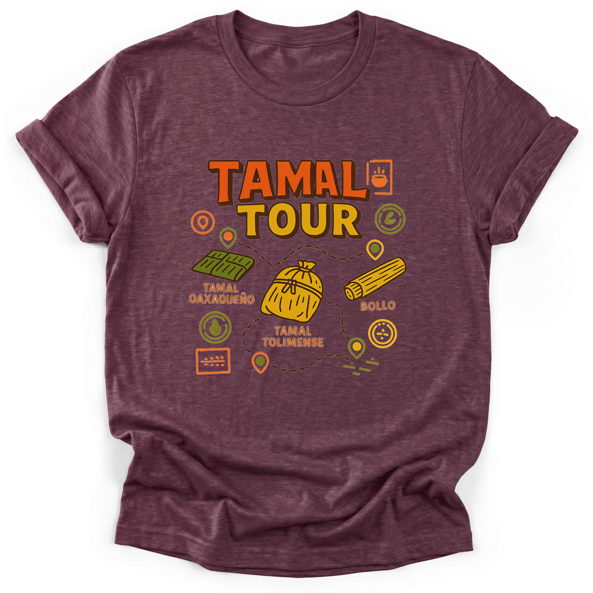 Cultura Estampada — Heather Maroon