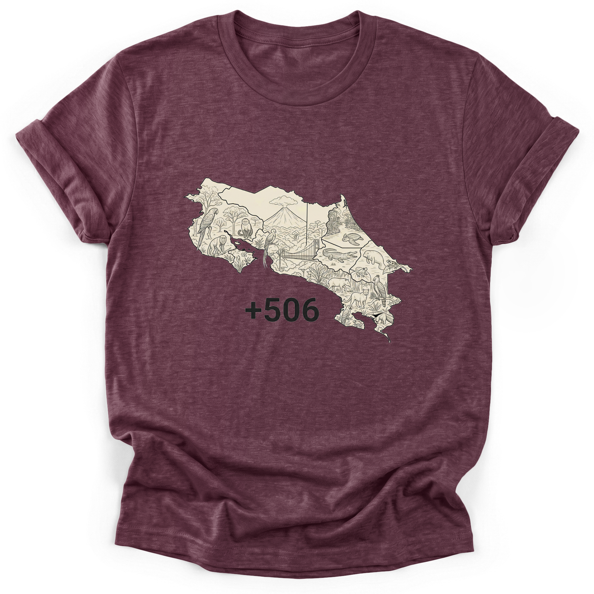 Cultura Estampada — Heather Maroon