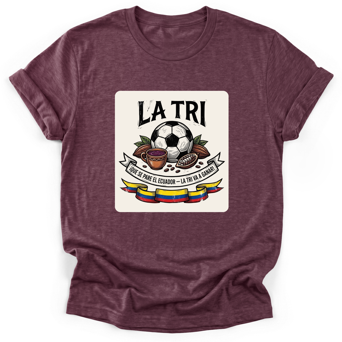 Cultura Estampada — Heather Maroon