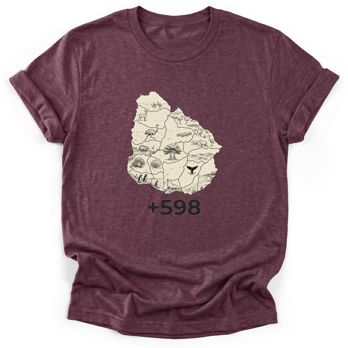 Cultura Estampada — Heather Maroon