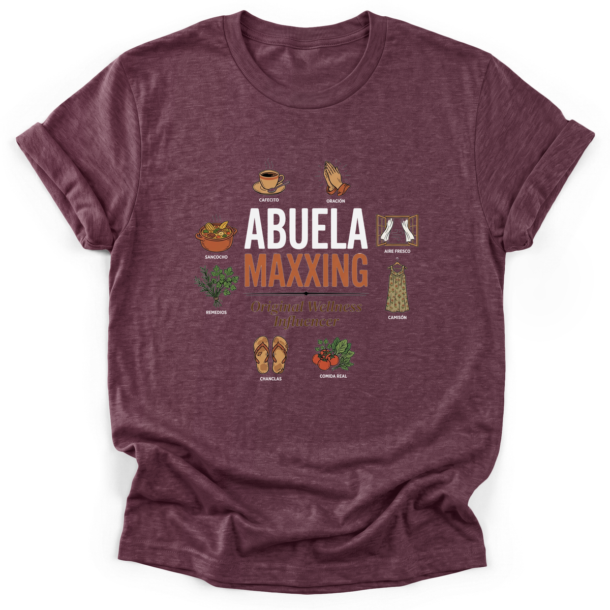 Cultura Estampada — Heather Maroon